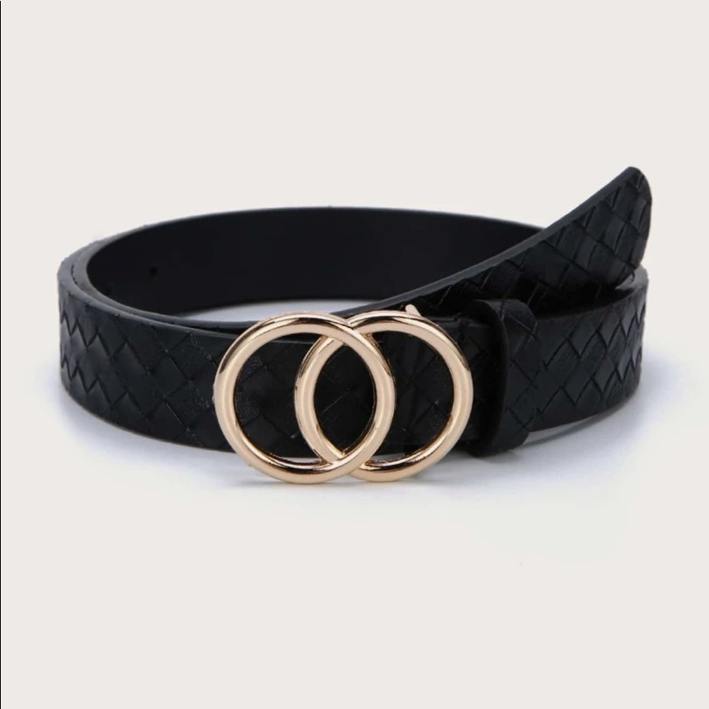 Peace By Piece Minimalist Chic Double Loop Belt